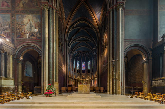 Foto: Diliff / Wikimedia Commons / CC-BY-SA-3.0 De kerk van Saint-Germain-des-Prés