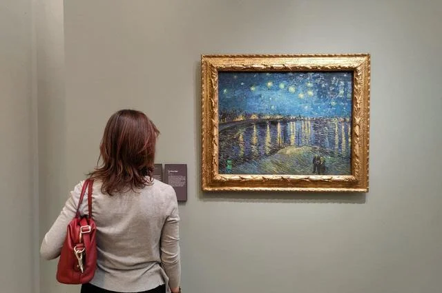 Sterrennacht boven de Rhône