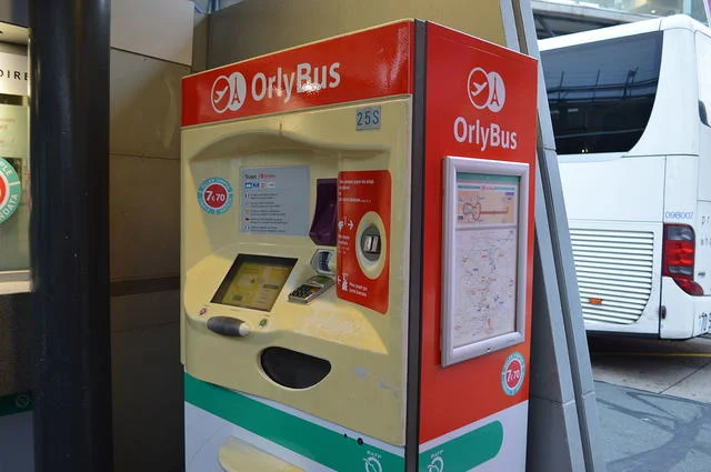 Orlybus verkoopautomaten