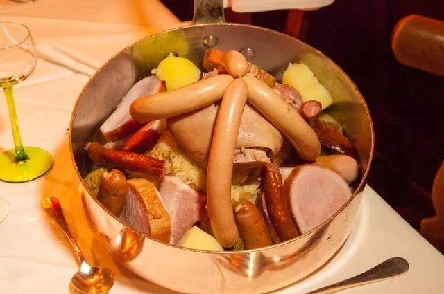 De lokale keuken Straatsburg