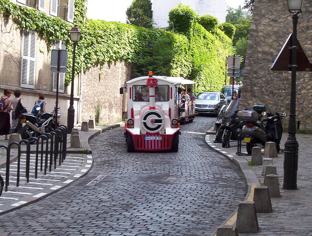 Het toeristentreintje van Montmartre