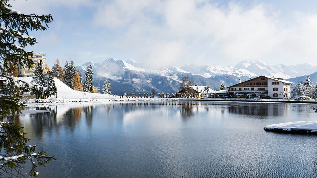 De Alpen in december: Crans-Montana