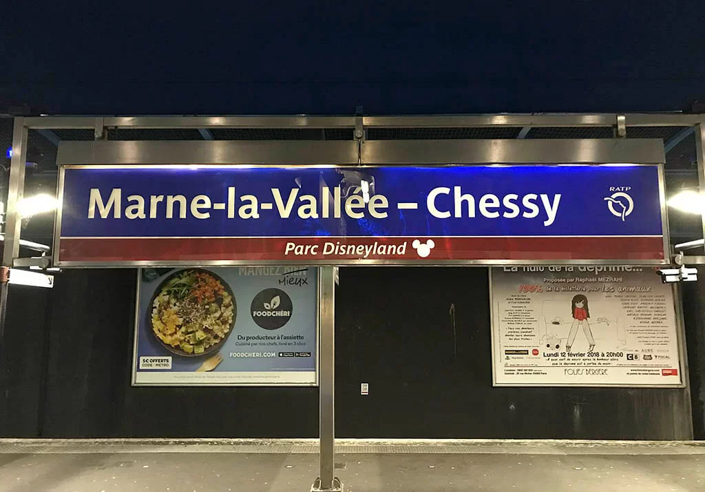 Met de metro naar Disneyland Parijs