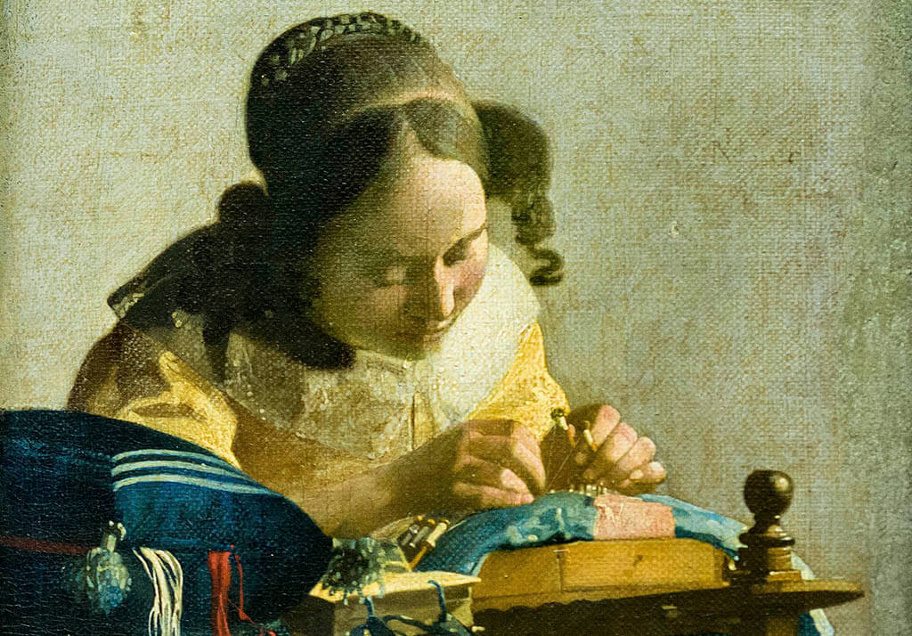 Louvre in 2 uur: Kantwerkster Louvre in 2 uur: Kantwerkster