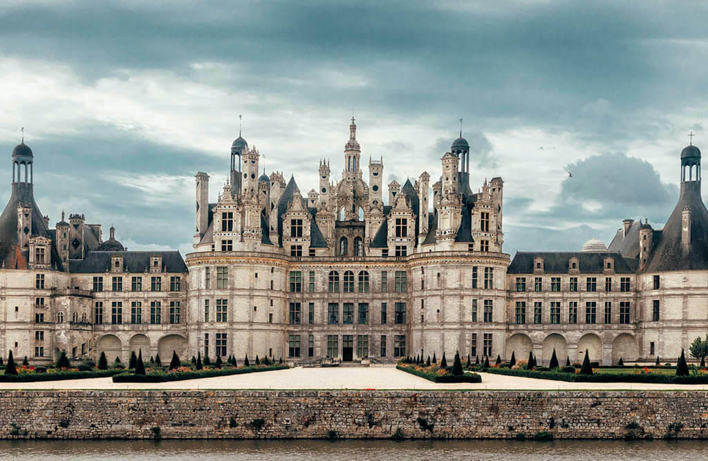 Naar de kastelen van de Loire per trein: Kasteel Chambord Naar de kastelen van de Loire per trein: Kasteel Chambord