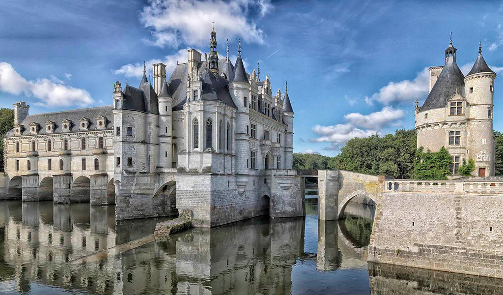 Naar de kastelen van de Loire per trein: Kasteel Chenonceau Naar de kastelen van de Loire per trein: Kasteel Chenonceau