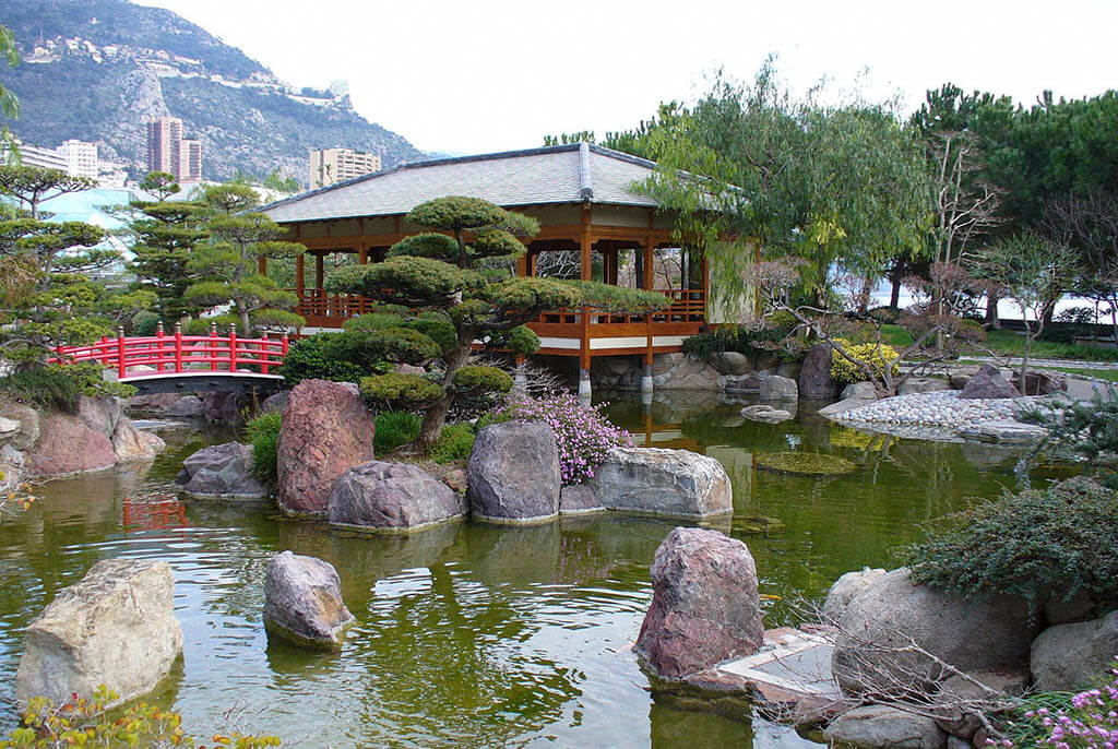 Japanse tuin van Monaco