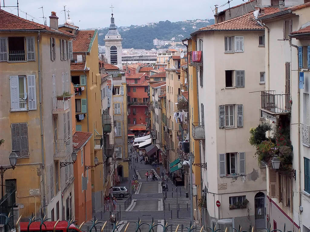 De oude stad in Nice De oude stad in Nice