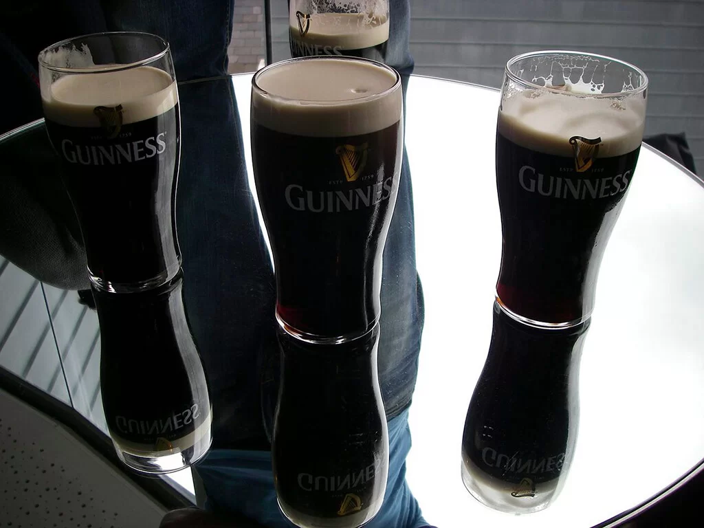 Traditionele dranken: Guinness Traditionele dranken: whiskey, Guinness en Irish coffee