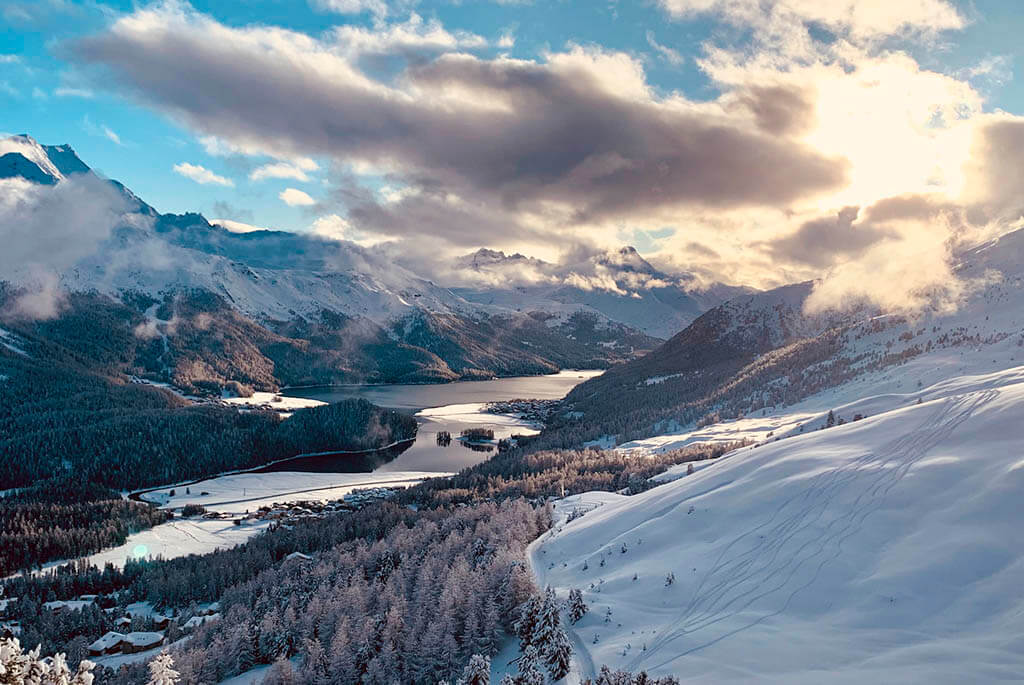 Zwitserland in de winter: St. Moritz