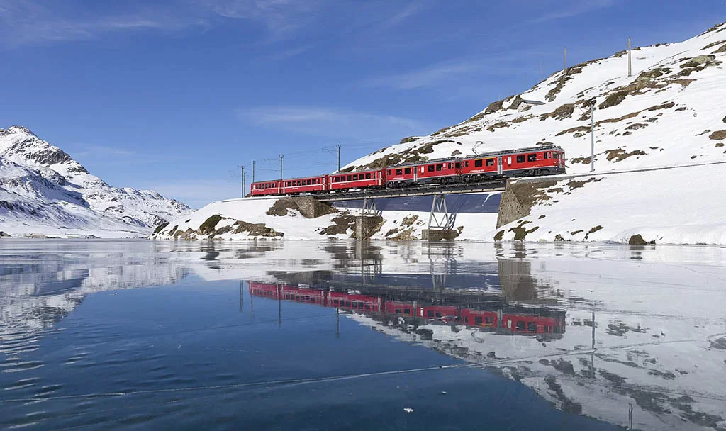 Bernina express en Chur